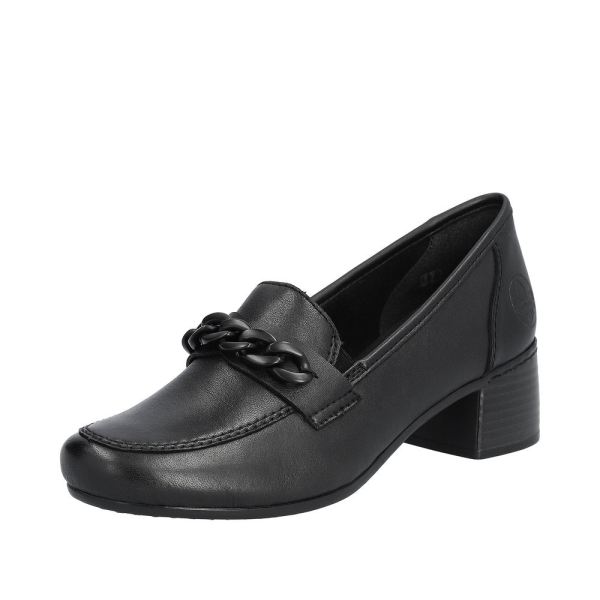Rieker Women's shoes | Style 41660 Dress Slip-on - Black | Free Delivery