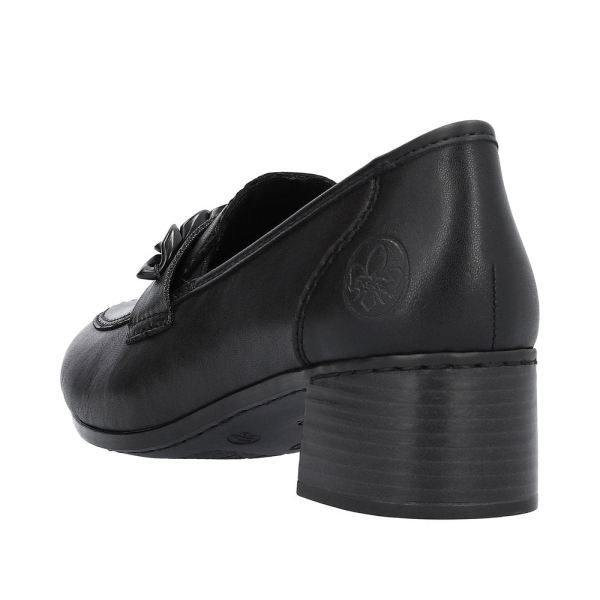 Rieker Women's shoes | Style 41660 Dress Slip-on - Black | Free Delivery
