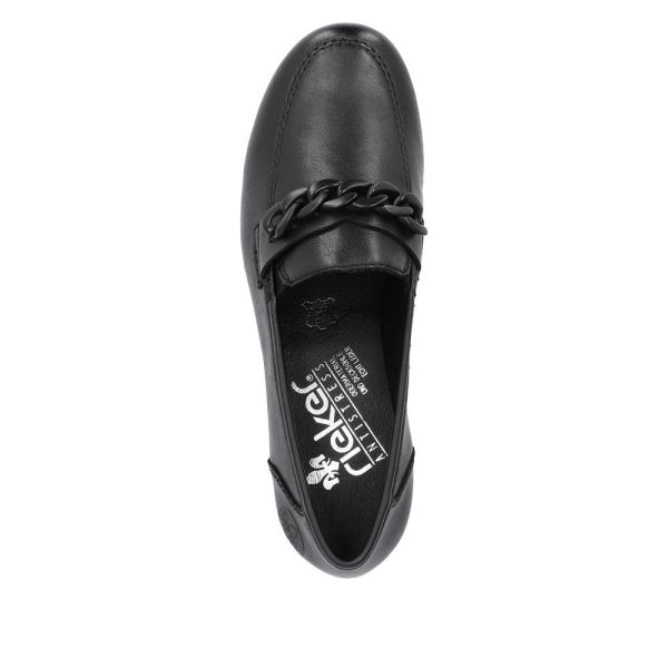 Rieker Women's shoes | Style 41660 Dress Slip-on - Black | Free Delivery