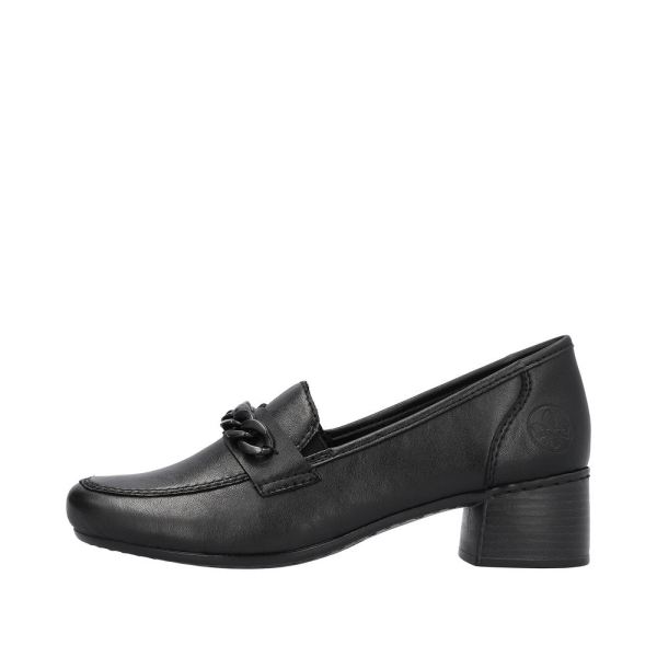 Rieker Women's shoes | Style 41660 Dress Slip-on - Black | Free Delivery