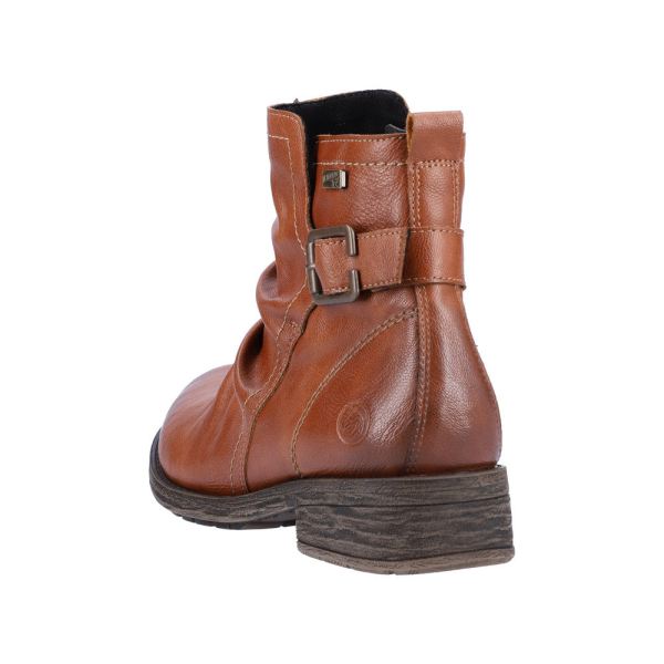 Remonte Synthetic Material Women's mid height boots| D8082 Mid-height Boots - Brown | Free Delivery