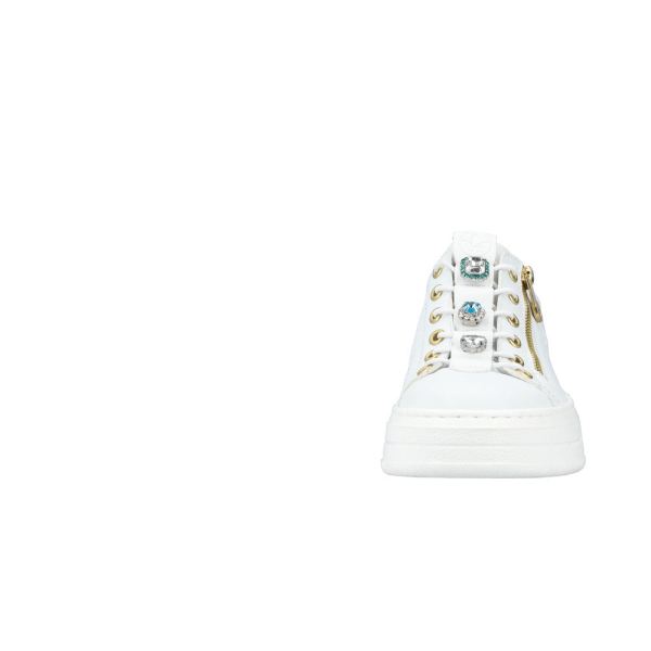 Rieker Women's shoes | Style N5452 Athletic Zipper - White | Free Delivery