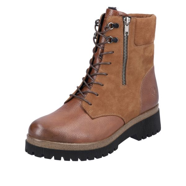 Remonte Suede Leather Women's Mid Height Boots| D1B73 Mid-height Boots - Brown | Free Delivery