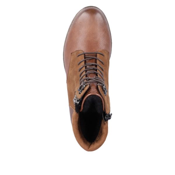 Remonte Suede Leather Women's Mid Height Boots| D1B73 Mid-height Boots - Brown | Free Delivery