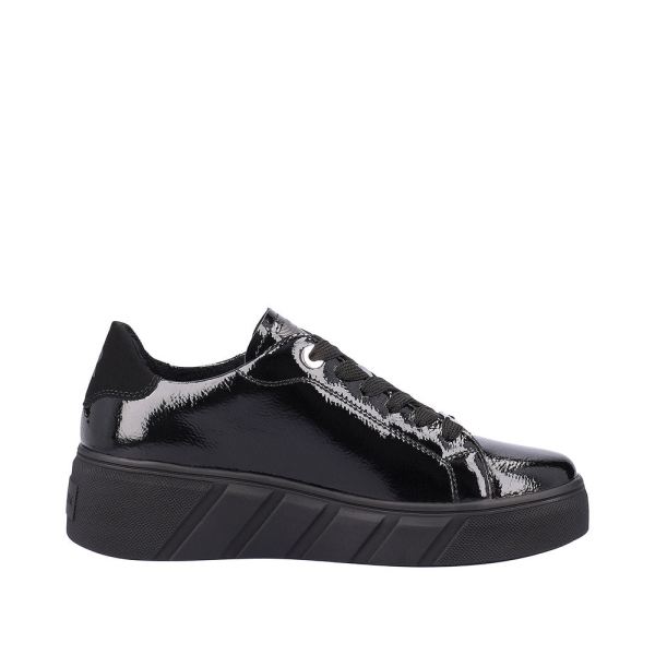 Rieker EVOLUTION Women's shoes | Style W0501 Athletic Lace-up - Black | Free Delivery