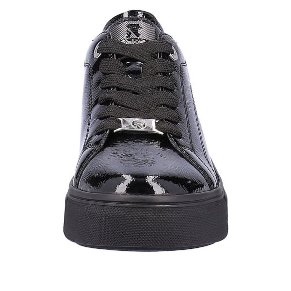 Rieker EVOLUTION Women's shoes | Style W0501 Athletic Lace-up - Black | Free Delivery