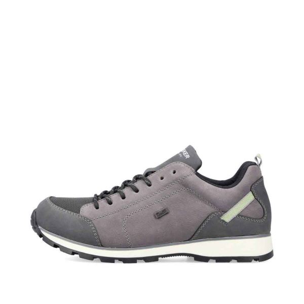 Rieker Men's shoes | Style B5721 Athletic Lace-up - Grey | Free Delivery