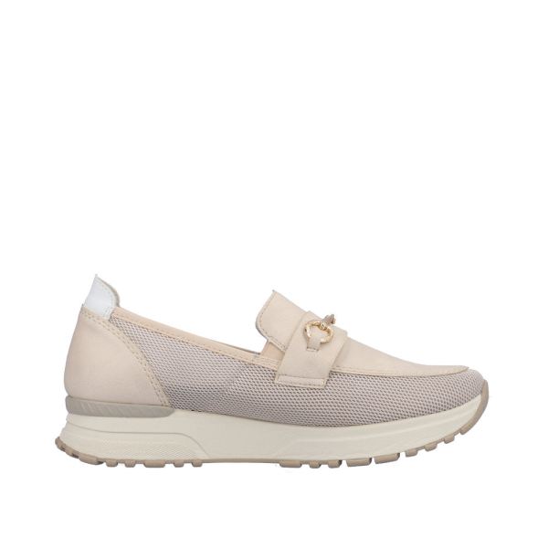 Rieker Women's shoes | Style N7455 Dress Slip-on - Beige | Free Delivery