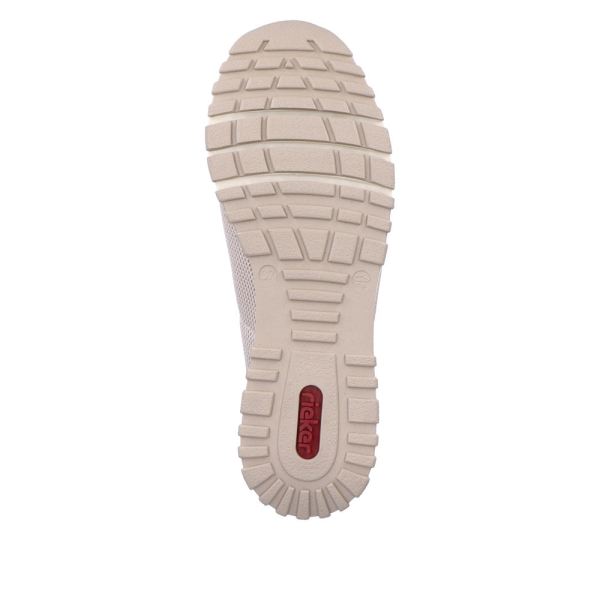 Rieker Women's shoes | Style N7455 Dress Slip-on - Beige | Free Delivery