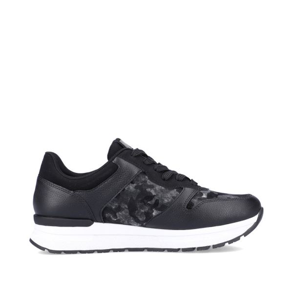 Rieker EVOLUTION Leather Women's shoes| 40804 - Black Combination | Free Delivery