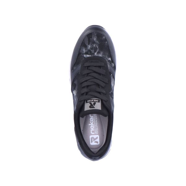 Rieker EVOLUTION Leather Women's shoes| 40804 - Black Combination | Free Delivery