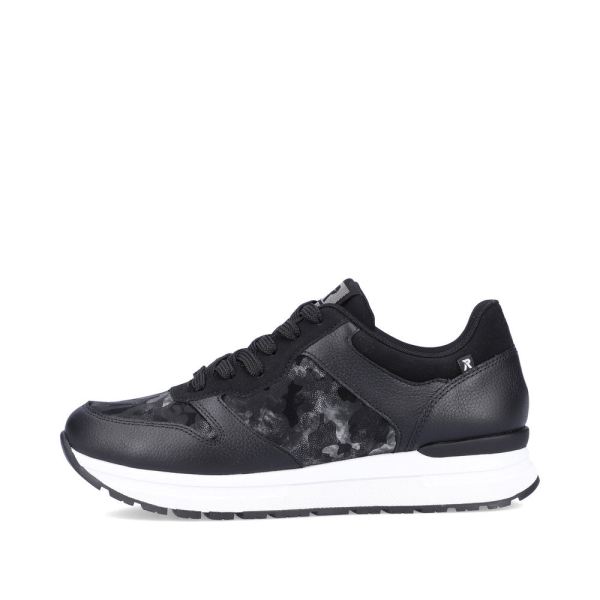 Rieker EVOLUTION Leather Women's shoes| 40804 - Black Combination | Free Delivery