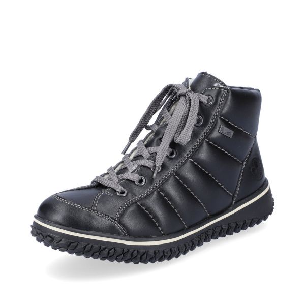 Rieker Synthetic leather Women's Short Boots| Z4215 Ankle Boots - Black | Free Delivery