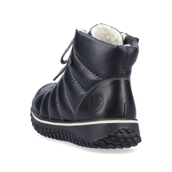 Rieker Synthetic leather Women's Short Boots| Z4215 Ankle Boots - Black | Free Delivery