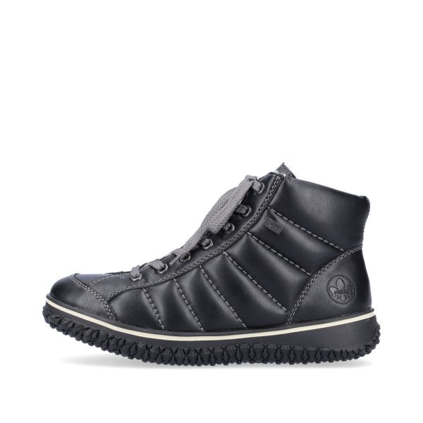 Rieker Synthetic leather Women's Short Boots| Z4215 Ankle Boots - Black | Free Delivery