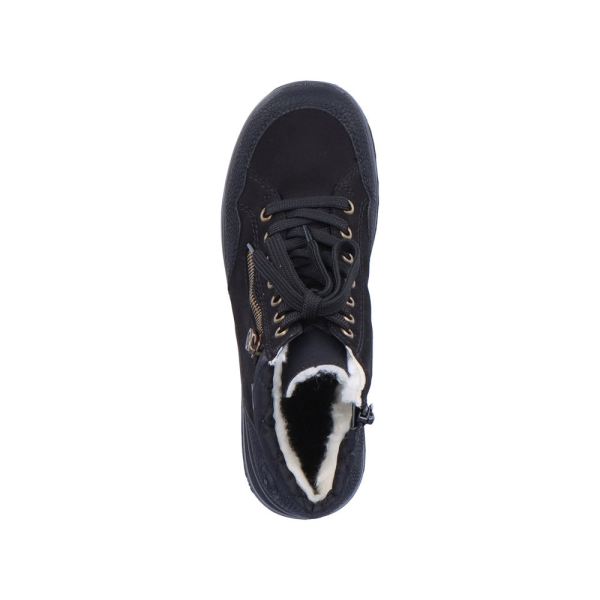 Rieker Synthetic leather Women's short boots| L7701 Ankle Boots - Black | Free Delivery