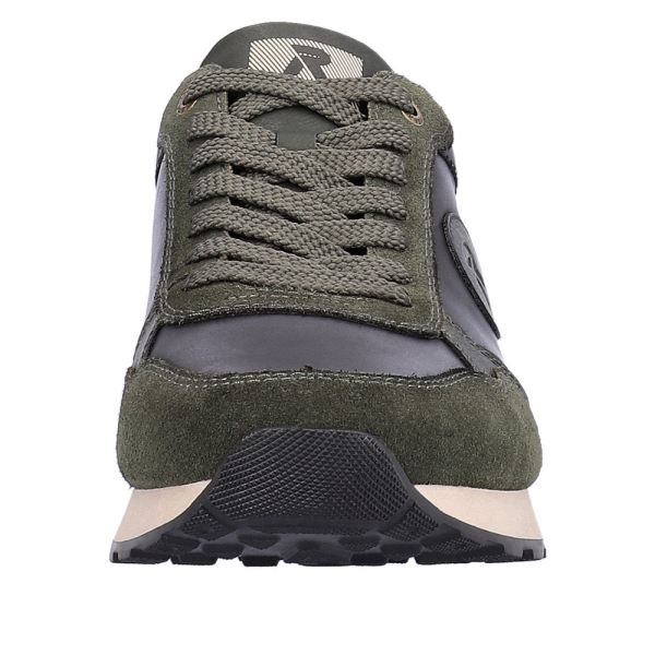 Rieker EVOLUTION Leather Men's shoes | U0305 - Green Combination | Free Delivery