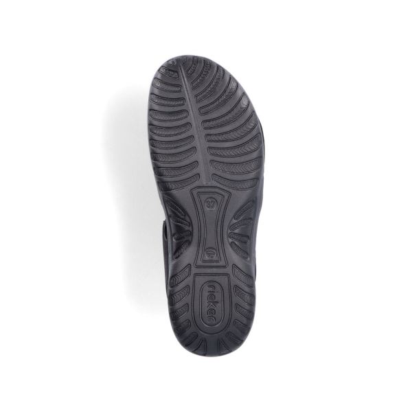 Rieker Women's sandals | Style 64870 Athletic Sandal - Black | Free Delivery