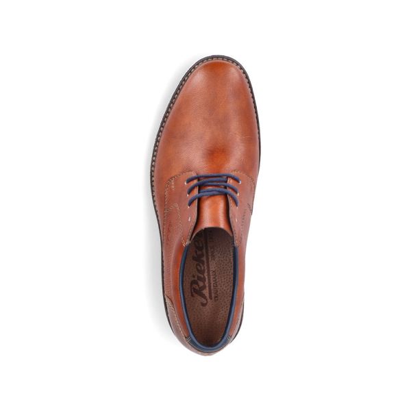 Rieker Men's shoes | Style 13516 Dress Lace-up - Brown | Free Delivery