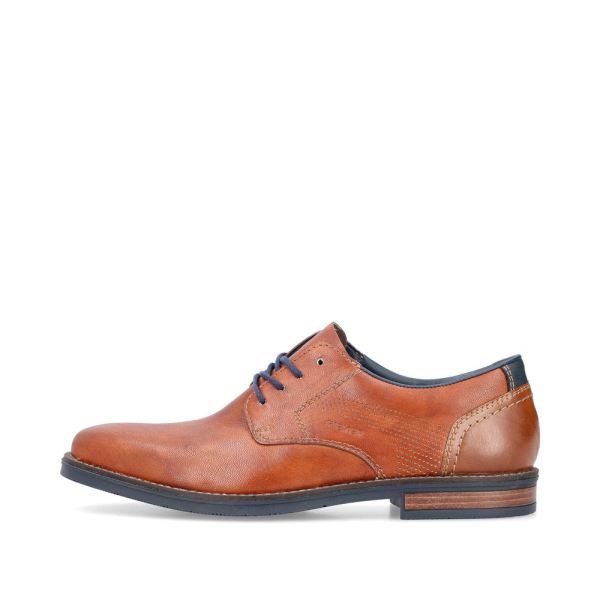 Rieker Men's shoes | Style 13516 Dress Lace-up - Brown | Free Delivery