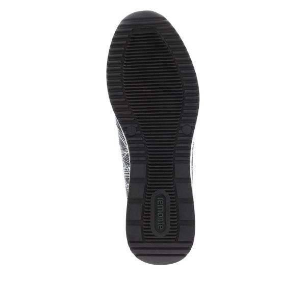 Remonte Women's shoes | Style D2411 Athletic Ballerina with Strap - Blue Combination | Free Delivery