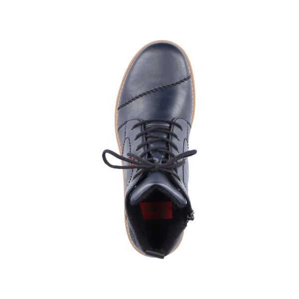Rieker Synthetic Material Women's short boots| 73500 Ankle Boots - Blue | Free Delivery