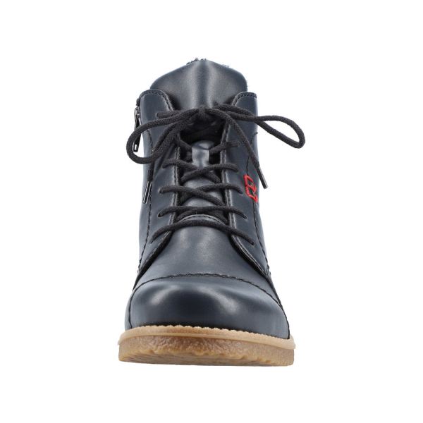 Rieker Synthetic Material Women's short boots| 73500 Ankle Boots - Blue | Free Delivery