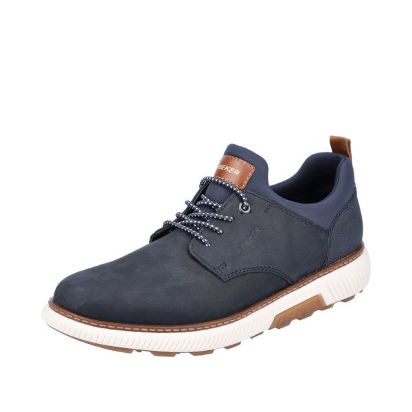 Rieker Suede Leather Men's shoes| B3360 - Blue | Free Delivery