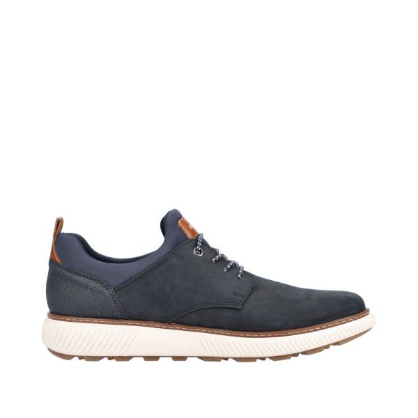 Rieker Suede Leather Men's shoes| B3360 - Blue | Free Delivery