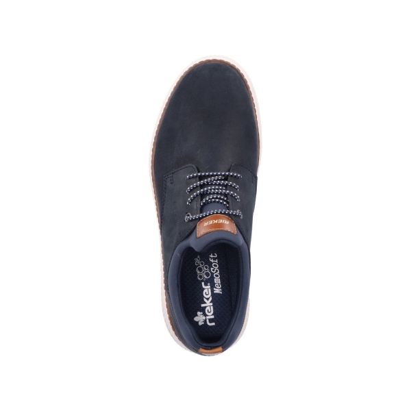 Rieker Suede Leather Men's shoes| B3360 - Blue | Free Delivery