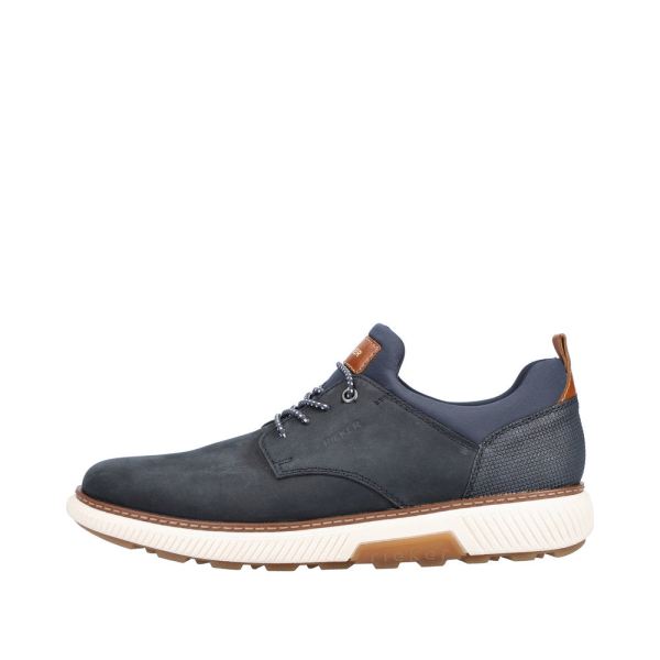 Rieker Suede Leather Men's shoes| B3360 - Blue | Free Delivery