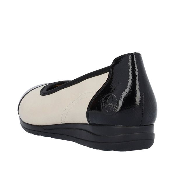 Rieker Women's shoes | Style L9351 Dress Ballerina - Black | Free Delivery