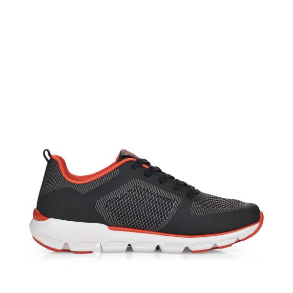 Rieker EVOLUTION Women's shoes | Style 40402 Athletic Lace-up - Black Combination | Free Delivery
