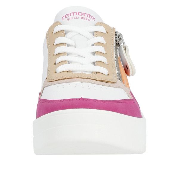 Remonte Women's shoes | Style D0J01 Athletic Lace-up with zip - Pink | Free Delivery