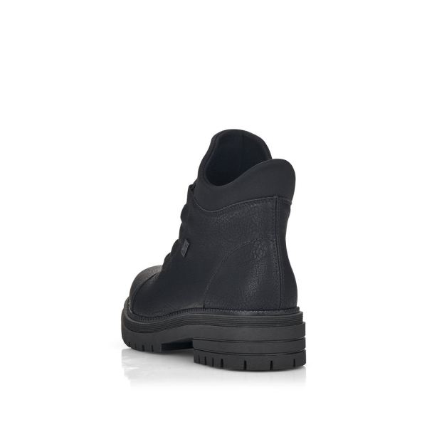 Rieker Synthetic leather Women's short boots| Y3163 Ankle Boots - Black | Free Delivery