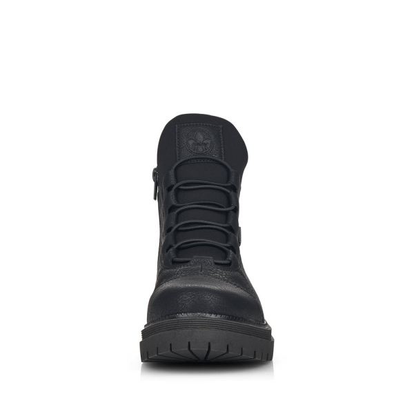 Rieker Synthetic leather Women's short boots| Y3163 Ankle Boots - Black | Free Delivery
