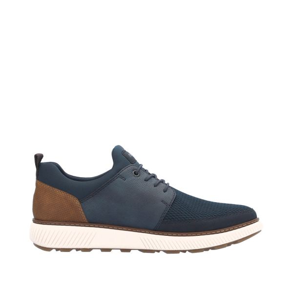 Rieker Men's shoes | Style B3354 Athletic Slip-on - Blue | Free Delivery