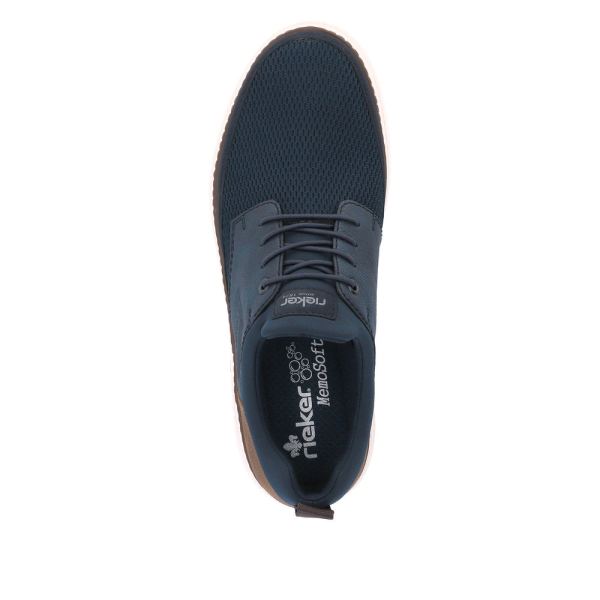 Rieker Men's shoes | Style B3354 Athletic Slip-on - Blue | Free Delivery