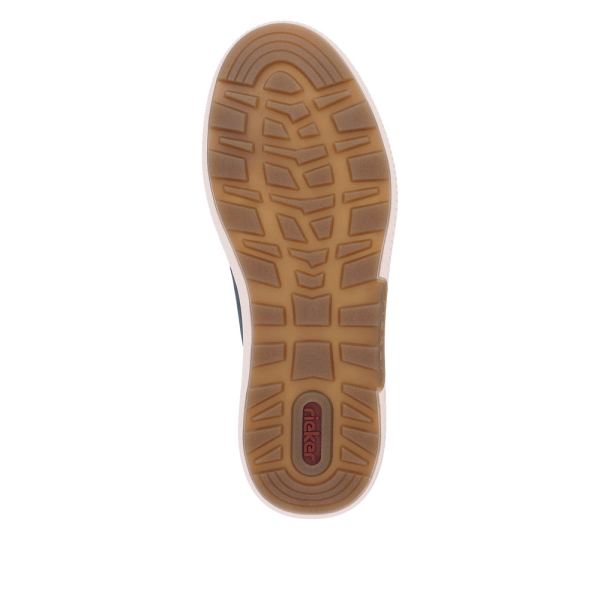 Rieker Men's shoes | Style B3354 Athletic Slip-on - Blue | Free Delivery