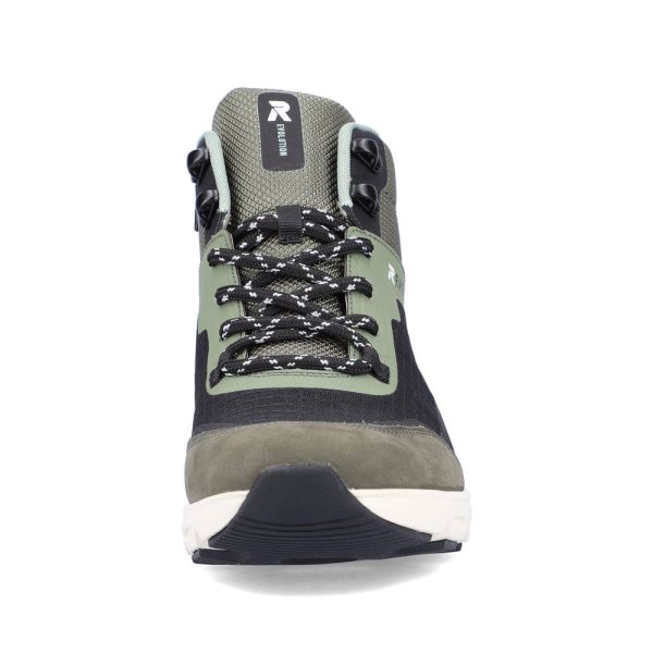 Rieker EVOLUTION Textile Women's Short Boots| 40460 Ankle Boots - Green Combination | Free Delivery
