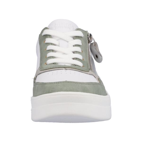 Remonte Women's shoes | Style D0J01 Athletic Lace-up with zip - Green | Free Delivery