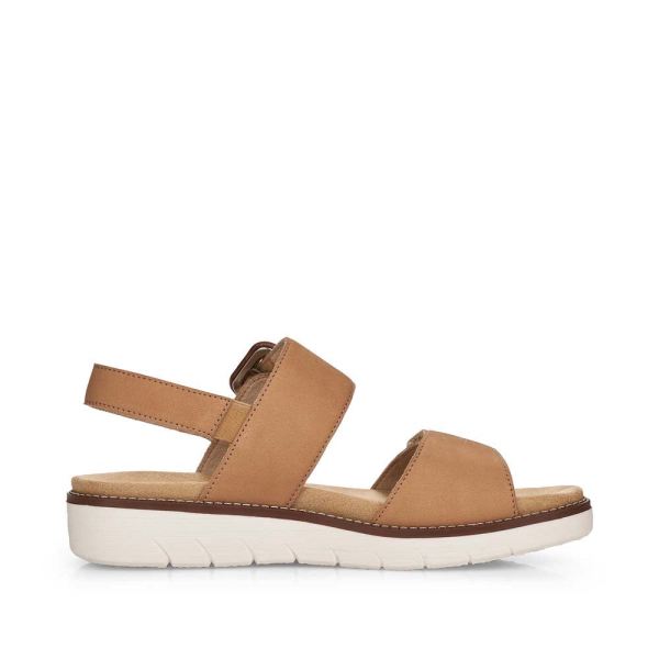 Remonte Women's sandals | Style D2067 Casual Sandal - Beige | Free Delivery