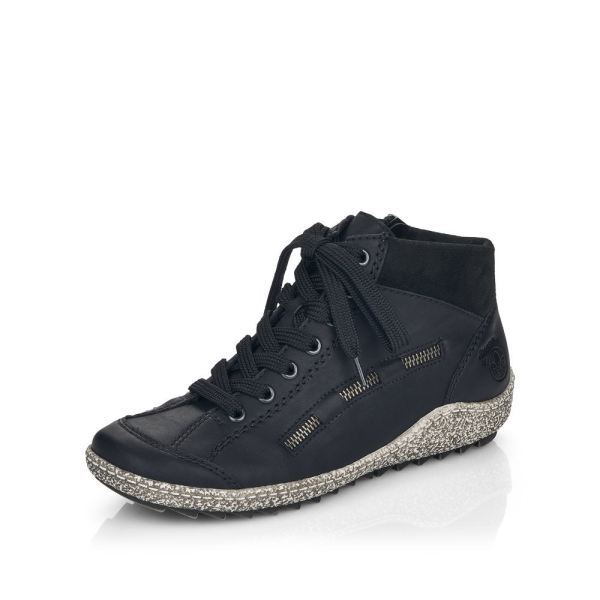 Rieker Synthetic Material Women's short boots | L7543 Ankle Boots - Black | Free Delivery