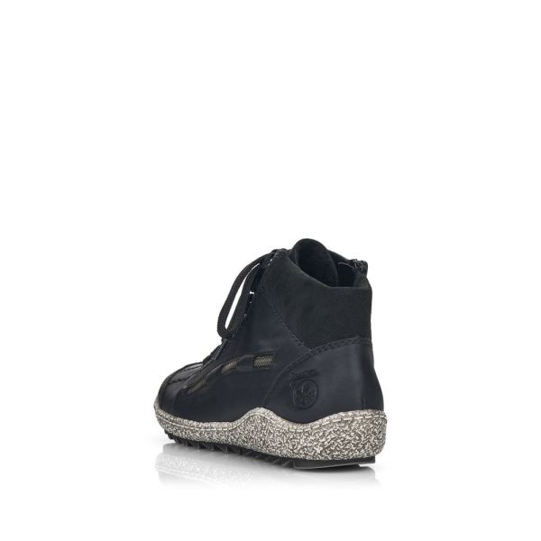 Rieker Synthetic Material Women's short boots | L7543 Ankle Boots - Black | Free Delivery