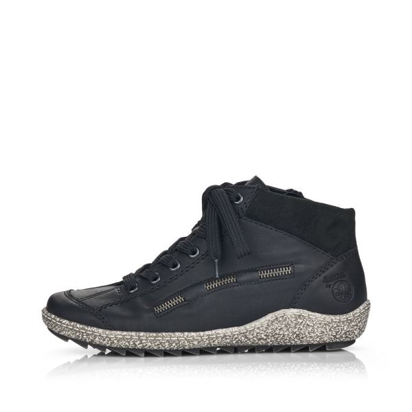 Rieker Synthetic Material Women's short boots | L7543 Ankle Boots - Black | Free Delivery