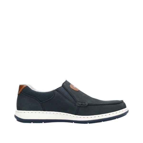 Rieker Men's shoes | Style 17368 Casual Slip-on - Blue | Free Delivery