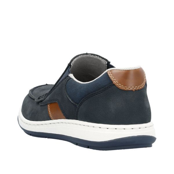 Rieker Men's shoes | Style 17368 Casual Slip-on - Blue | Free Delivery