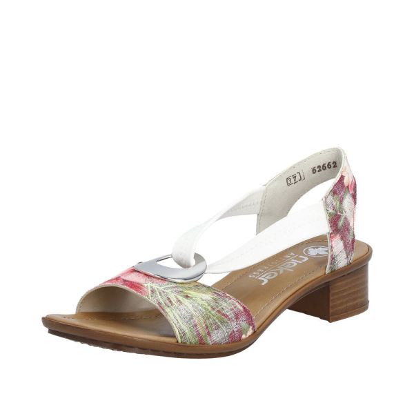 Rieker Women's sandals | Style 62662 Dress Sandal - Multi | Free Delivery