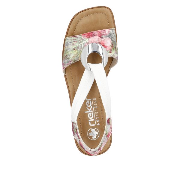 Rieker Women's sandals | Style 62662 Dress Sandal - Multi | Free Delivery