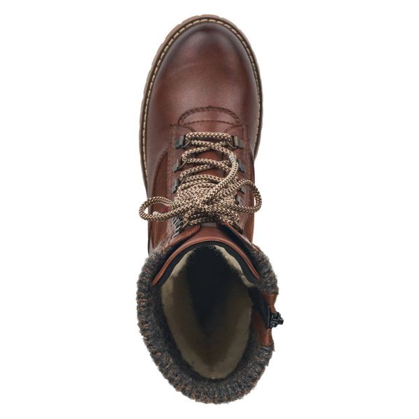 Remonte Suede Leather Women'S' Tall Boots | D9375 Tall Boots Athleisure Boots - Brown Combination | Free Delivery